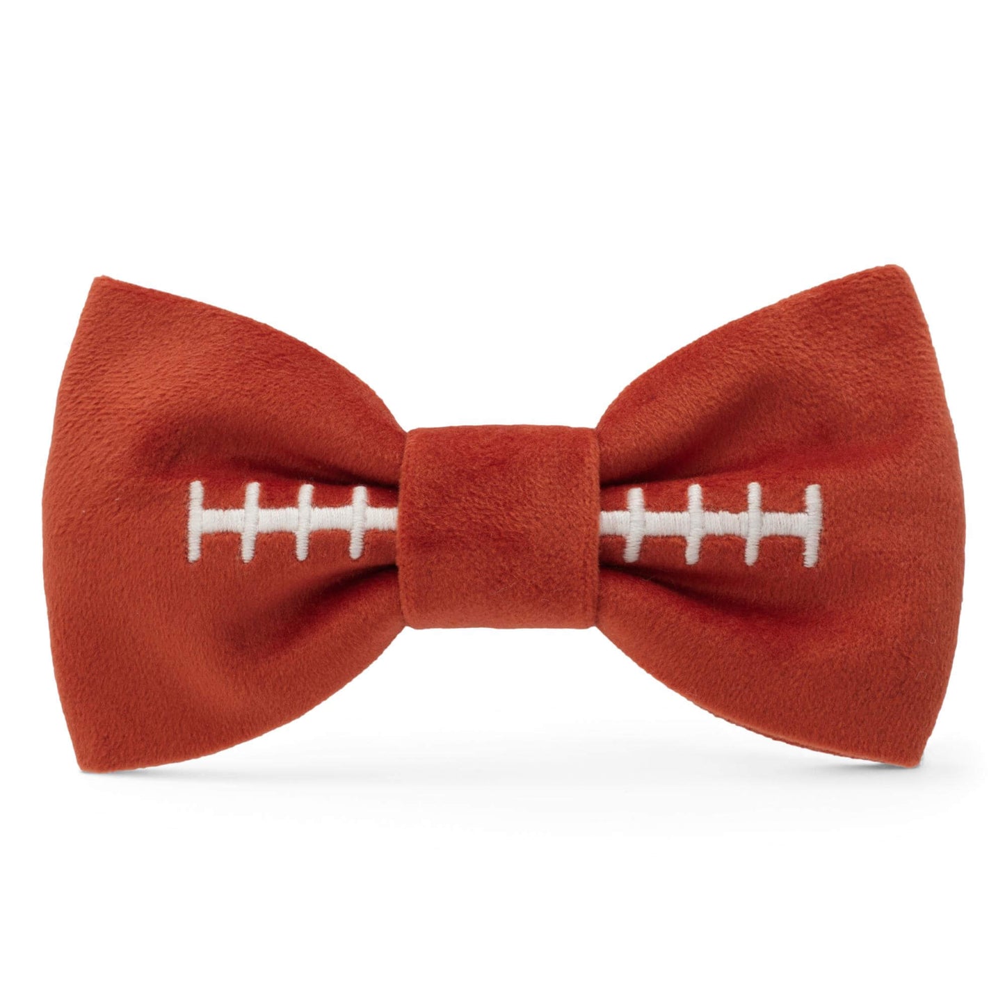 Football Embroidered Dog Bow Tie from The Foggy Dog