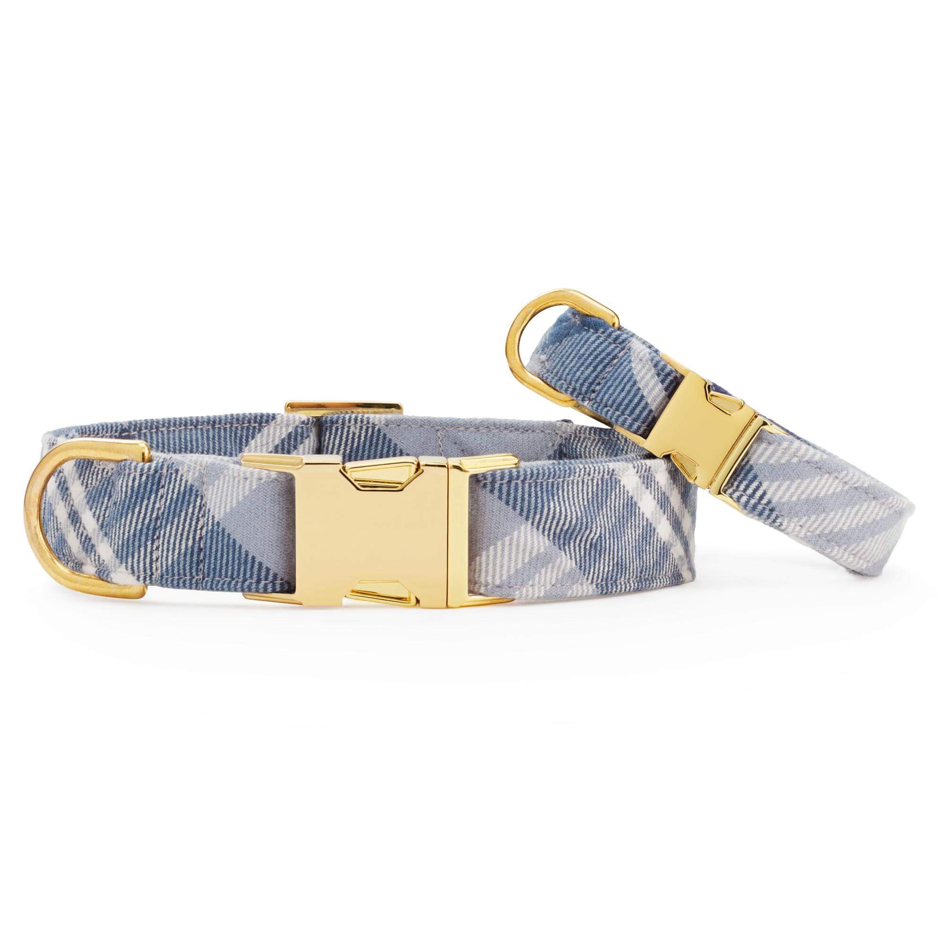 Hawthorne Plaid Flannel Dog Collar from The Foggy Dog