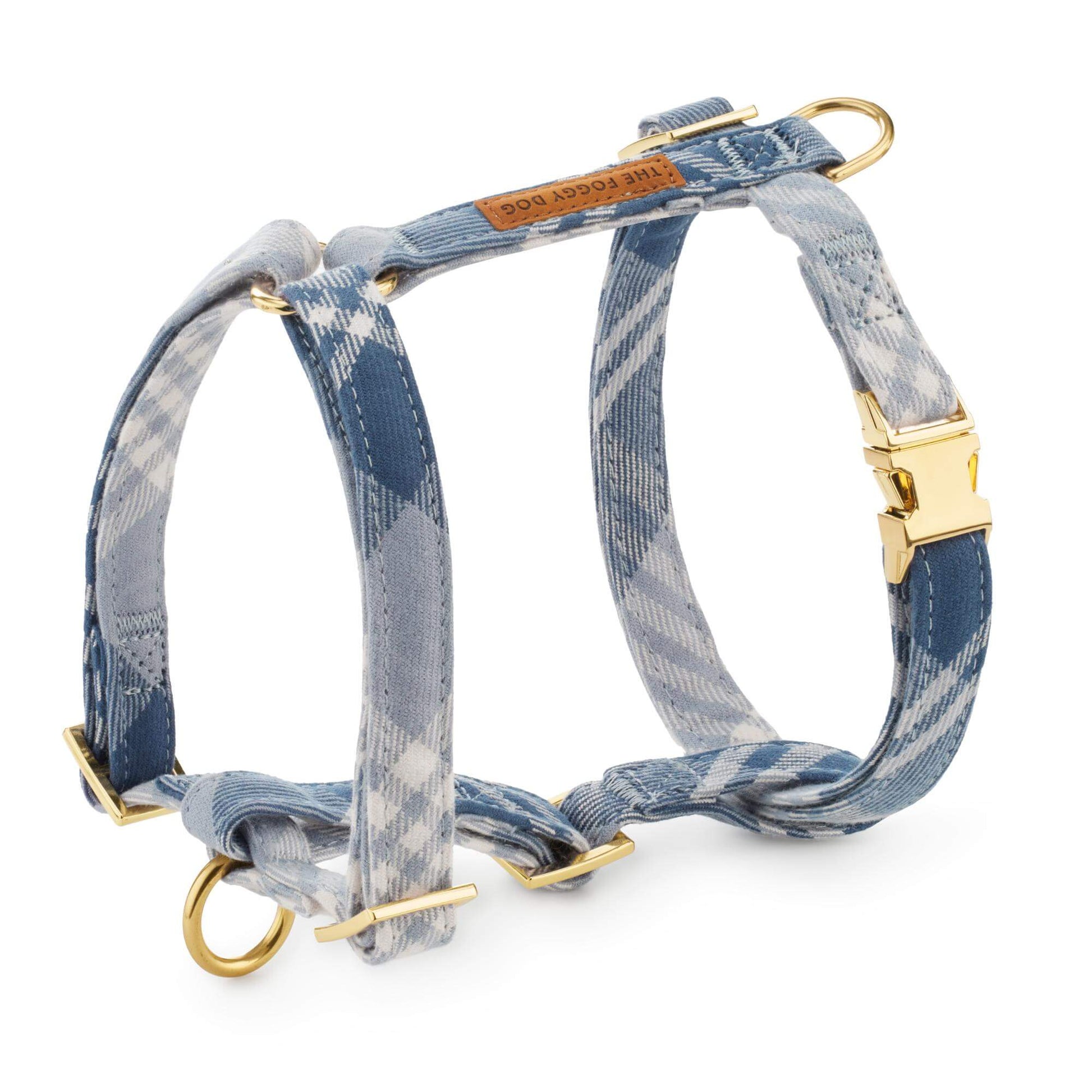 Hawthorne Plaid Flannel Dog Harness from The Foggy Dog