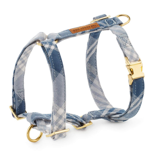 Hawthorne Plaid Flannel Dog Harness from The Foggy Dog
