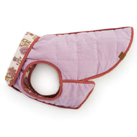 Blockprint Floral Reversible Dog Jacket from The Foggy Dog