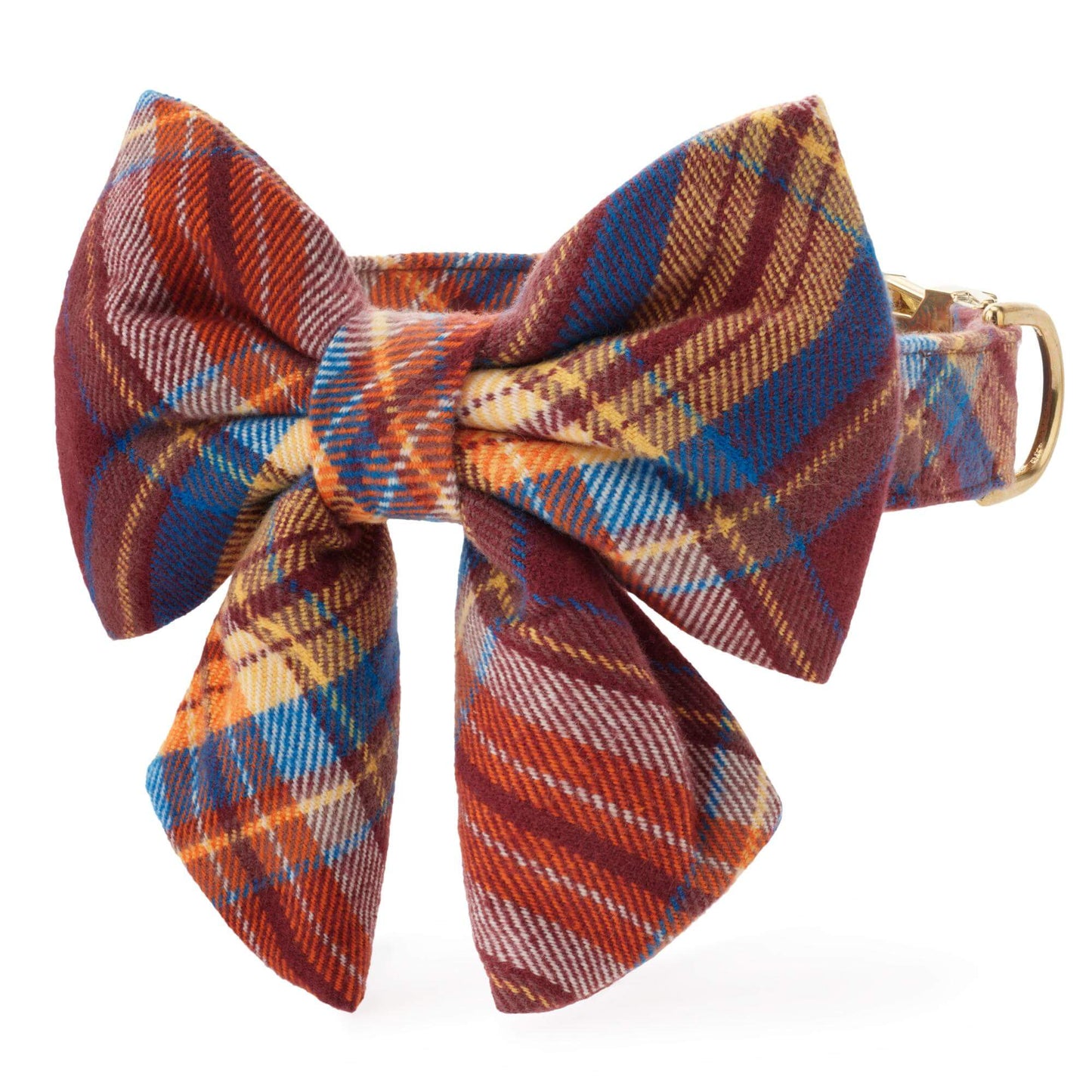 Marlow Plaid Flannel Lady Bow Collar from The Foggy Dog