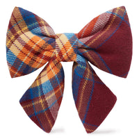 Marlow Plaid Flannel Lady Dog Bow from The Foggy Dog
