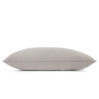 Mushroom Brown Gingham Dog Bed from The Foggy Dog