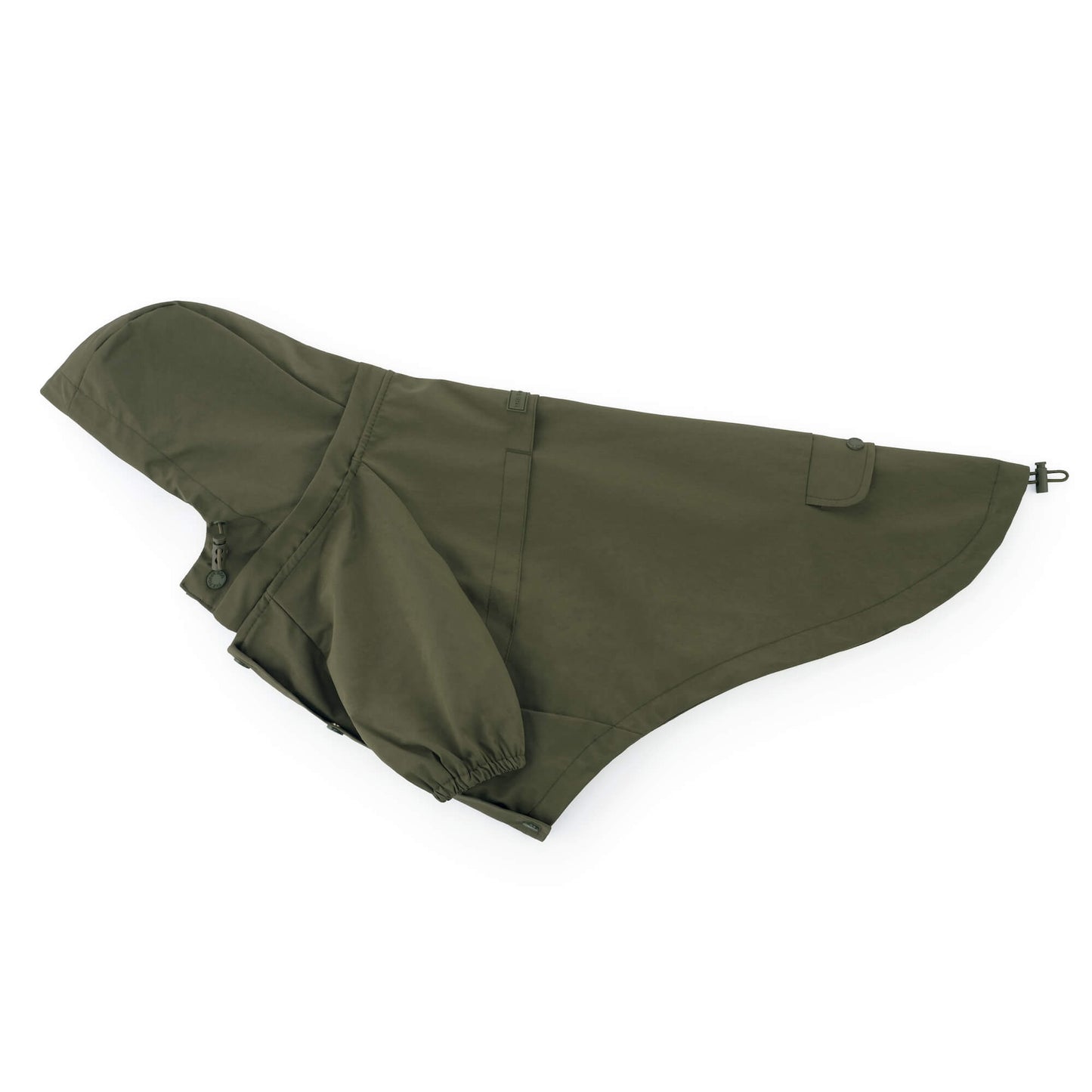Olive Dog Raincoat from The Foggy Dog