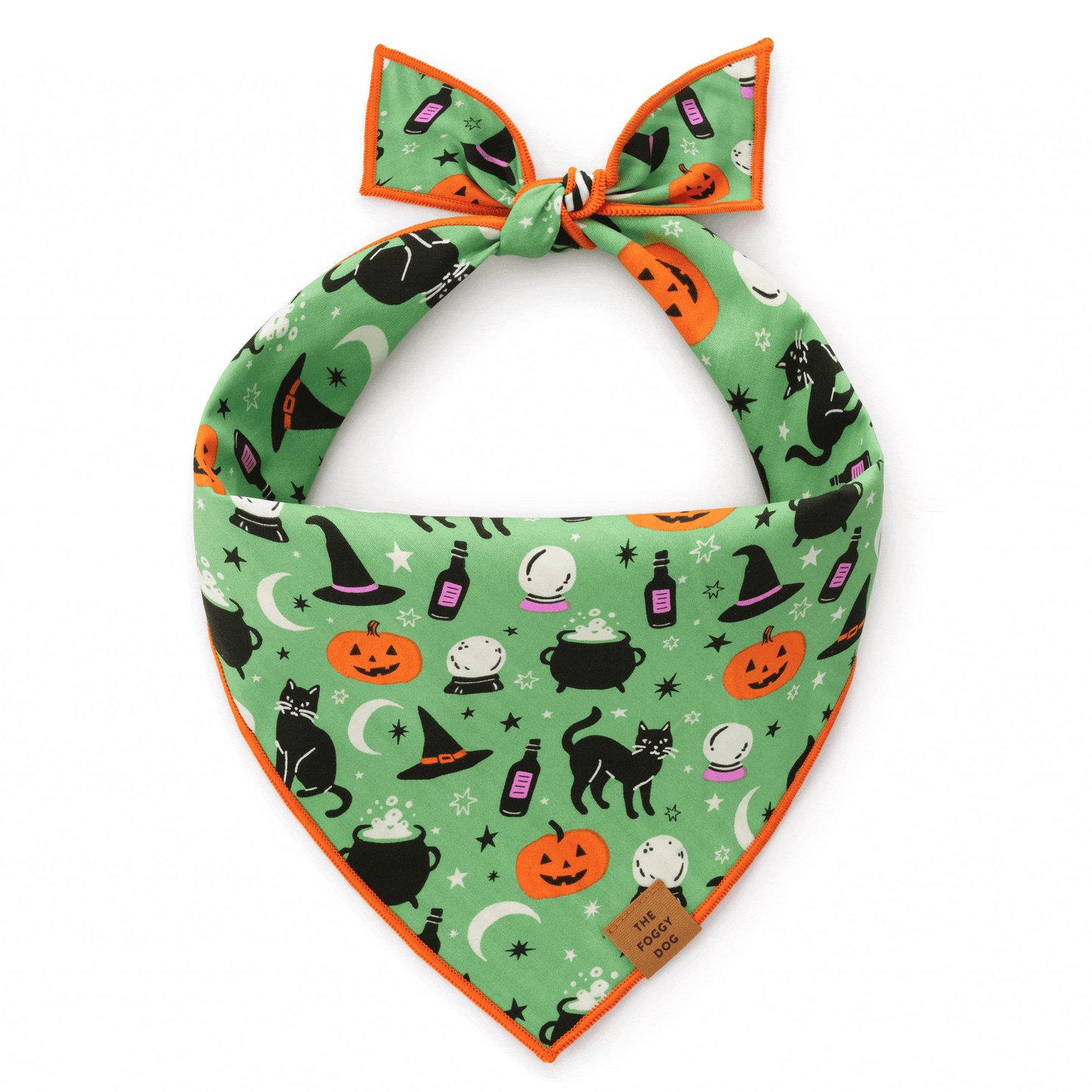 Spellbound Reversible Dog Bandana from The Foggy Dog