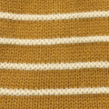 Mustard Stripe Quarter-Zip Dog Sweater