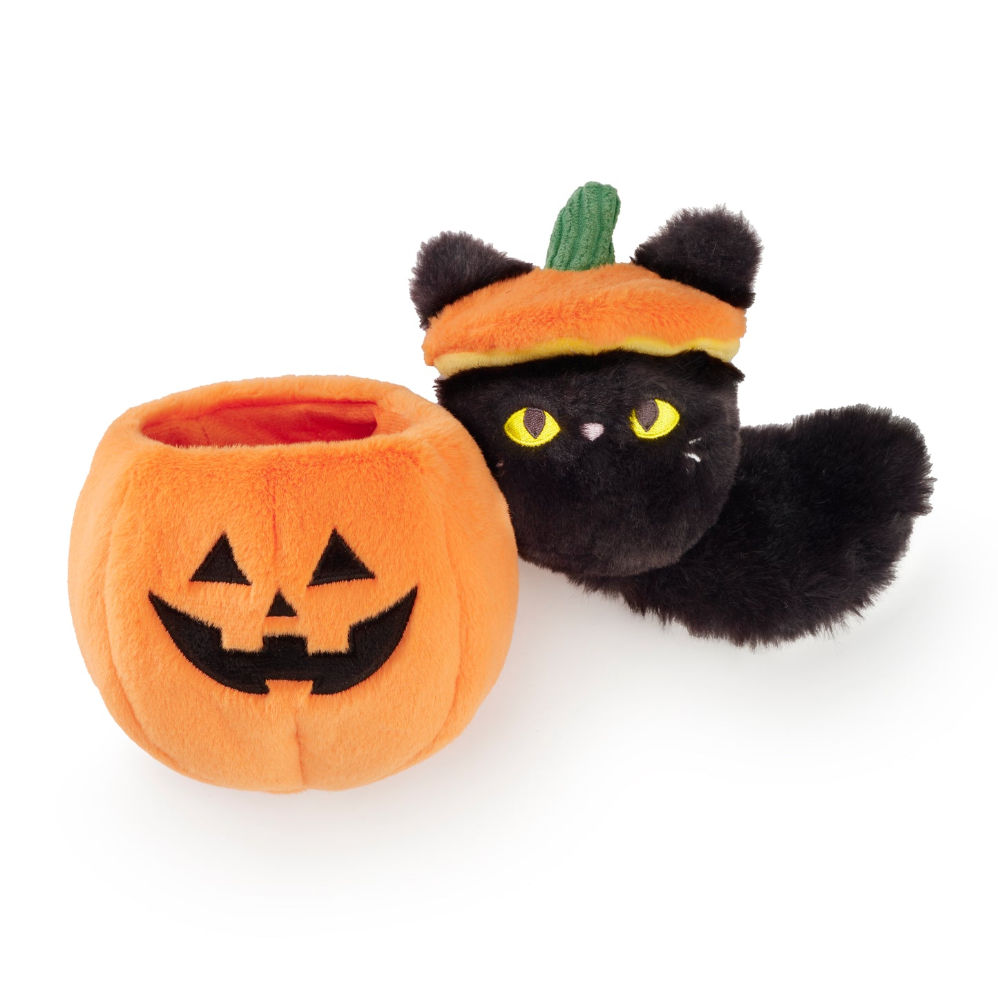 Cat-o’-Lantern 2-in-1 Bounce Dog Toy