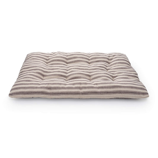 Ticking Stripe Dog Travel Mat from The Foggy Dog