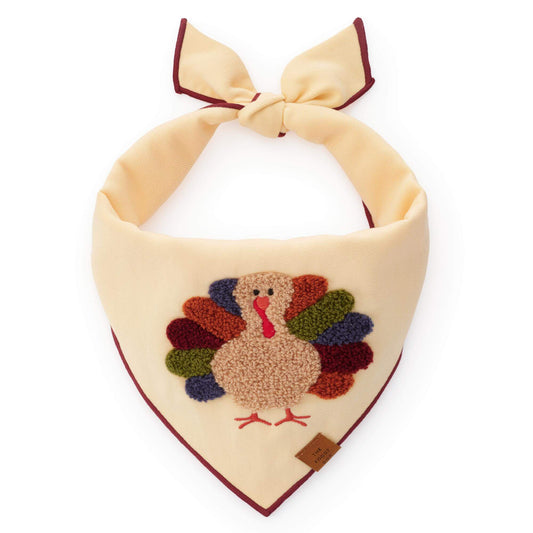 Turkey Applique Dog Bandana from The Foggy Dog