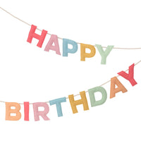 Felt Happy Birthday Garland from Meri Meri at The Foggy Dog