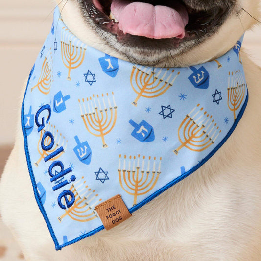 Festival of Lights Dog Bandana view 2