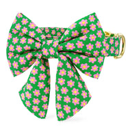 Flower Power Lady Bow Collar from The Foggy Dog