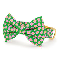 Flower Power Bow Tie Collar from The Foggy Dog