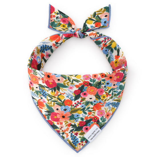 Rifle Paper Co. x TFD Garden Party Dog Bandana from The Foggy Dog