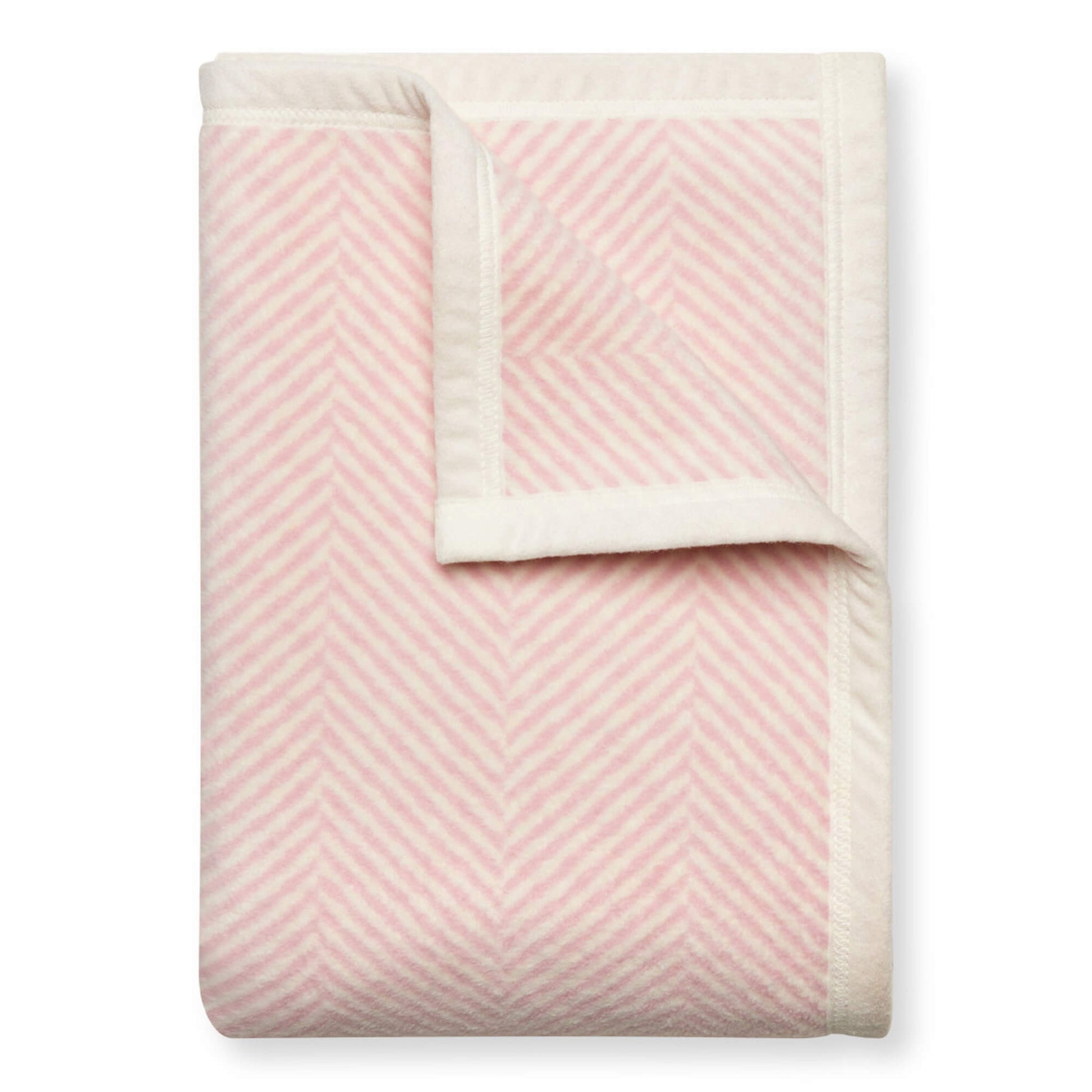 Harborview Herringbone Blush Dog Blanket from The Foggy Dog