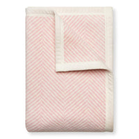 Harborview Herringbone Blush Dog Blanket from The Foggy Dog