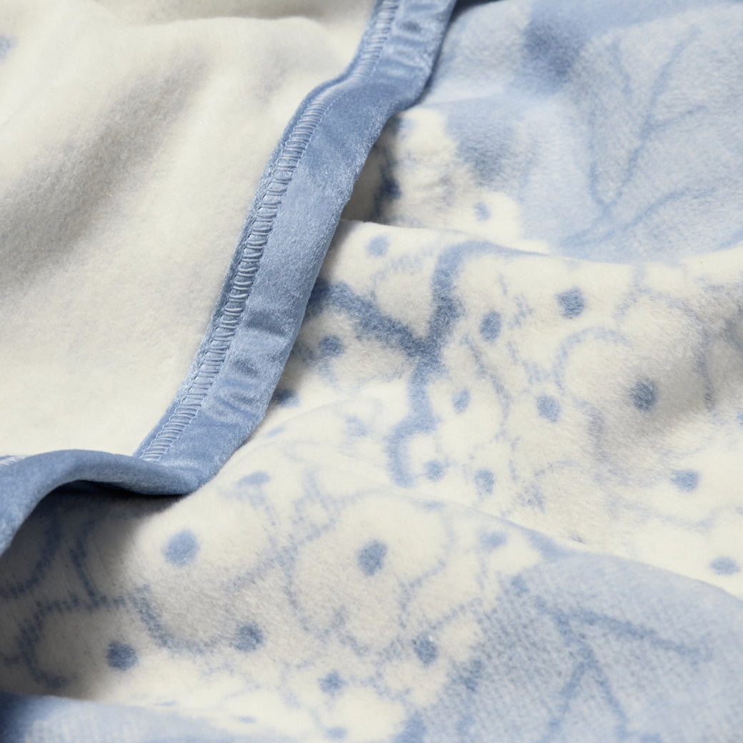 ChappyWrap Hydrangeas Bluebell Dog Blanket from The Foggy Dog