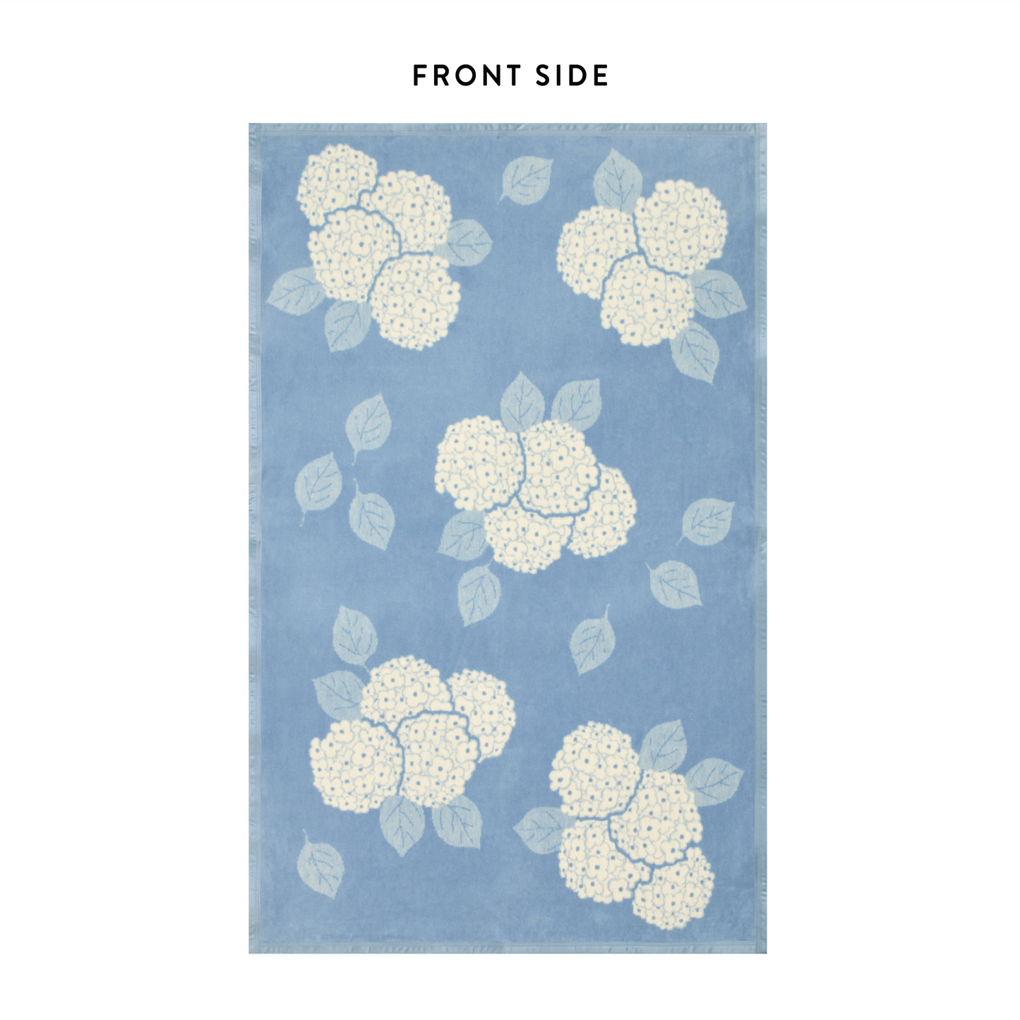 ChappyWrap Hydrangeas Bluebell Dog Blanket from The Foggy Dog