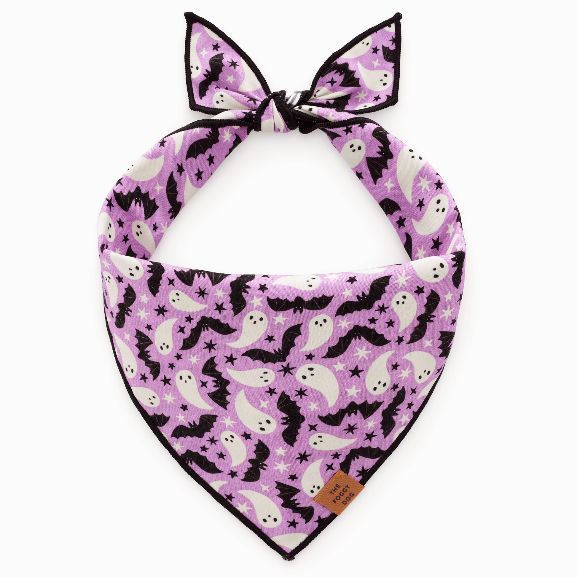 Spooky Season Reversible Dog Bandana from The Foggy Dog