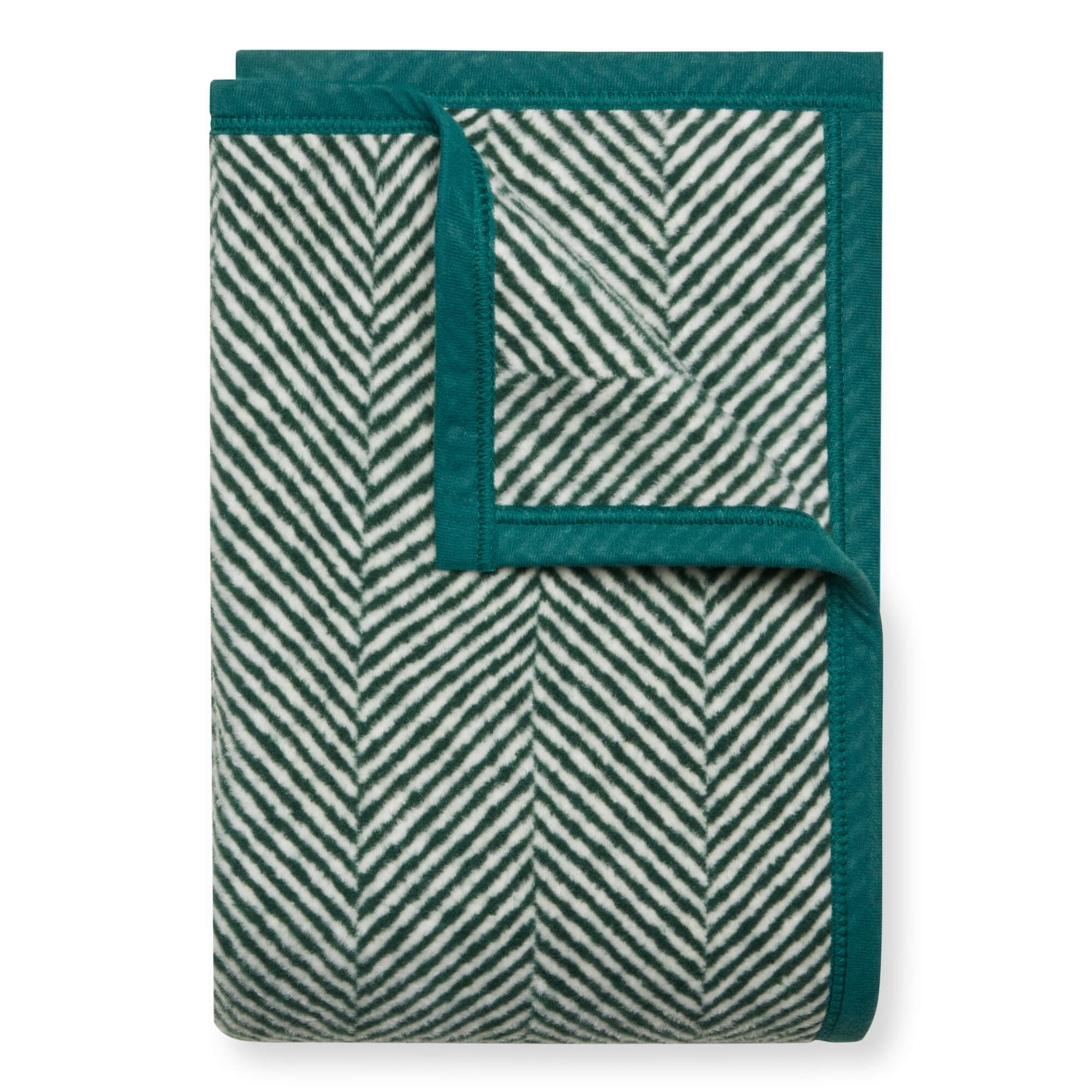 ChappyWrap Harborview Herringbone Evergreen Dog Blanket – The