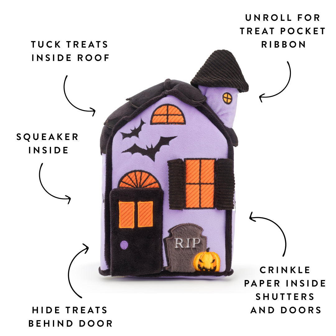 Haunted House Interactive Snuffle Dog Toy from The Foggy Dog