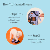 Haunted House Interactive Snuffle Dog Toy from The Foggy Dog