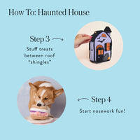 Haunted House Interactive Snuffle Dog Toy from The Foggy Dog