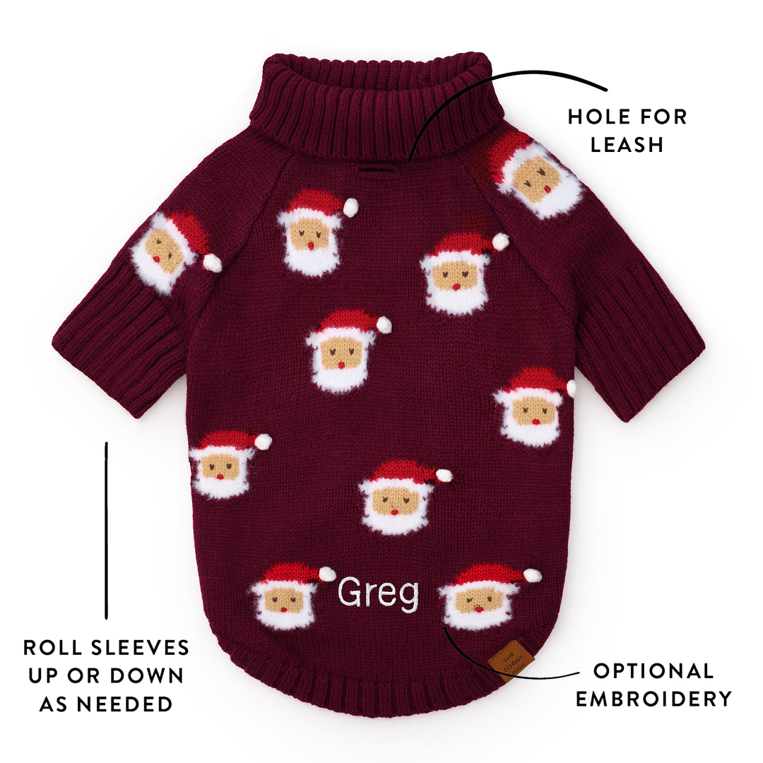 Ho Ho Ho! Dog Sweater from The Foggy Dog