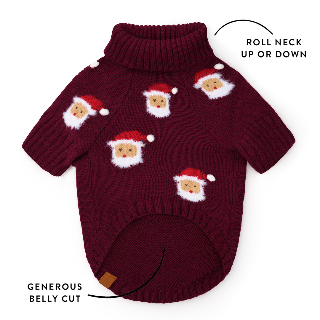 Ho Ho Ho! Dog Sweater from The Foggy Dog