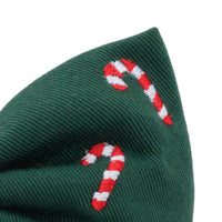 Evergreen Candy Canes Embroidered from The Foggy Dog