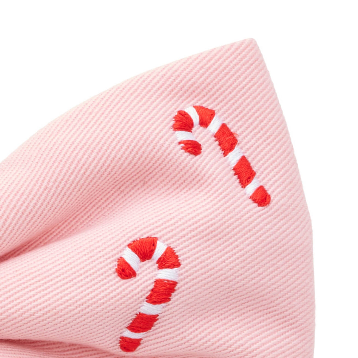 Blush Pink Candy Canes Embroidered from The Foggy Dog