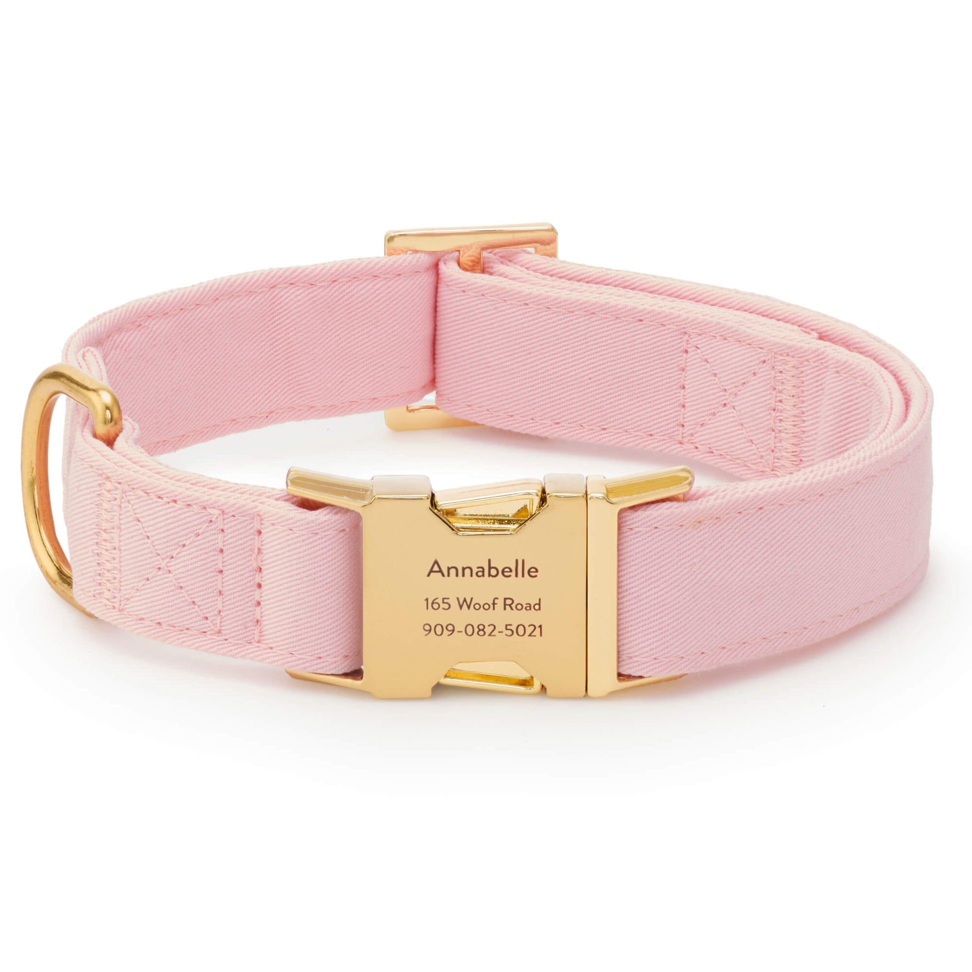 Blush Pink Dog Collar from The Foggy Dog
