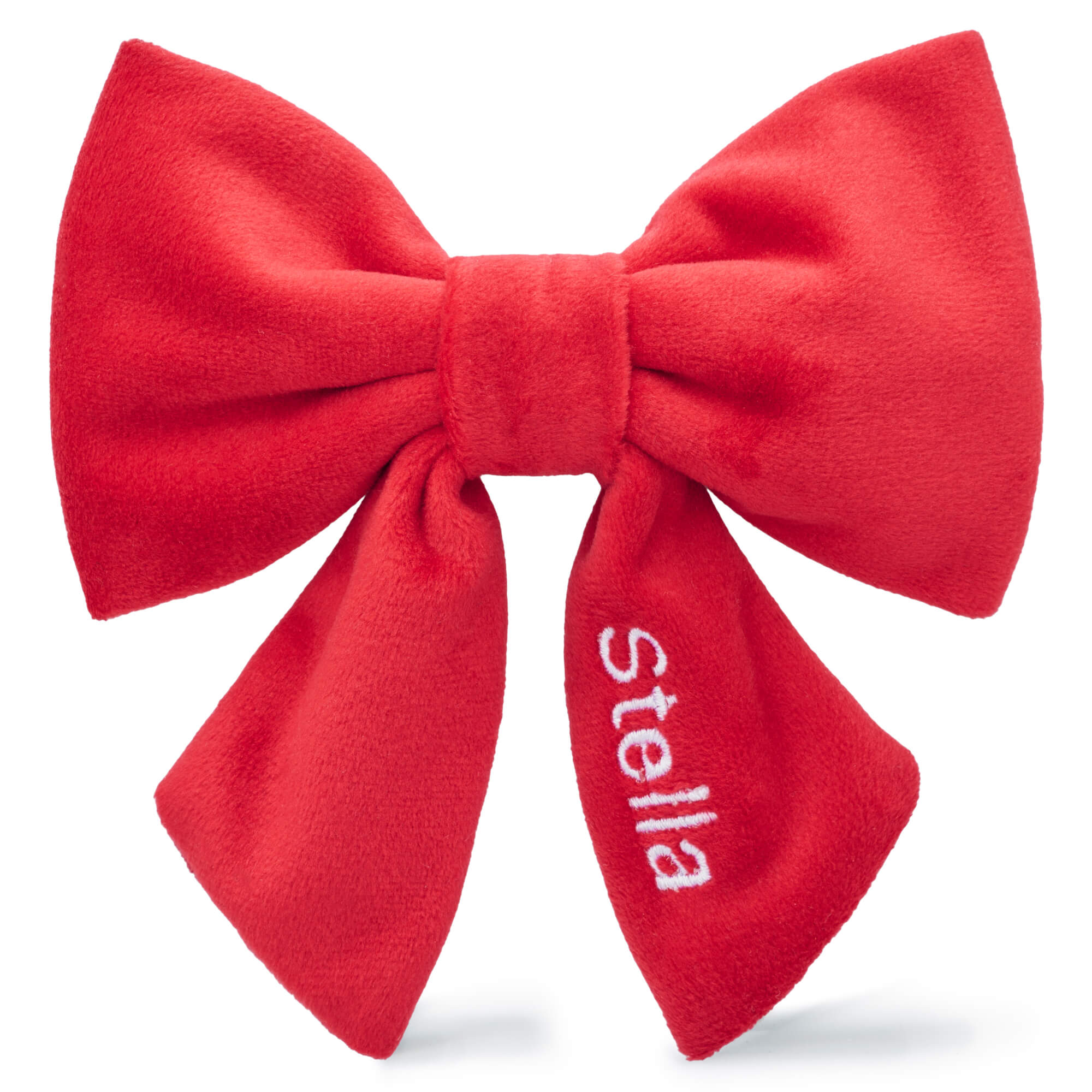 Cranberry Velvet Lady Dog Bow – The Foggy Dog