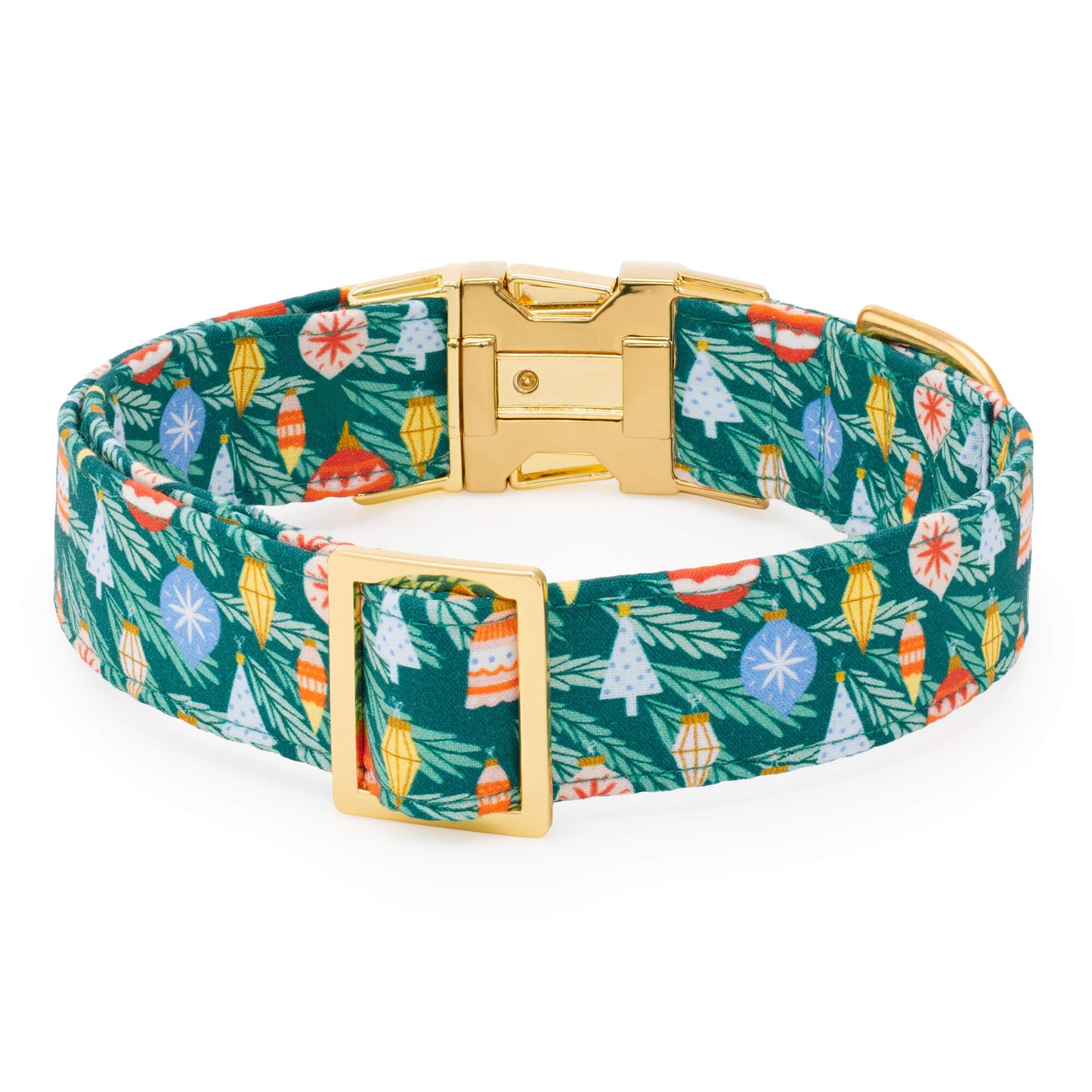 Festive Ornaments Dog Collar from The Foggy Dog
