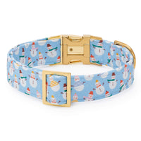 Frosty Friends Dog Collar from The Foggy Dog
