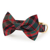 Highland Plaid Bow Tie Collar from The Foggy Dog