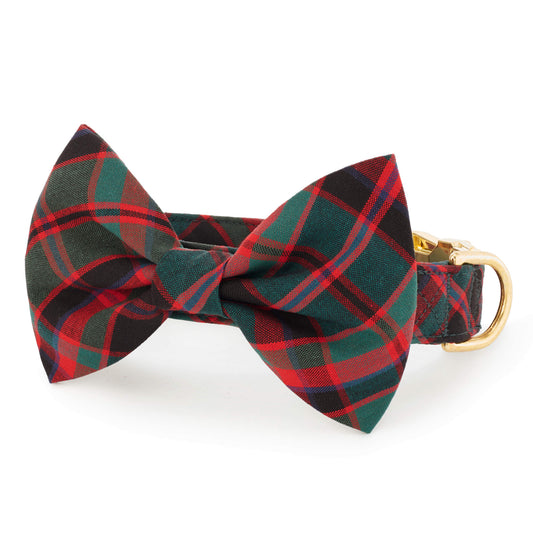 Highland Plaid Bow Tie Collar from The Foggy Dog