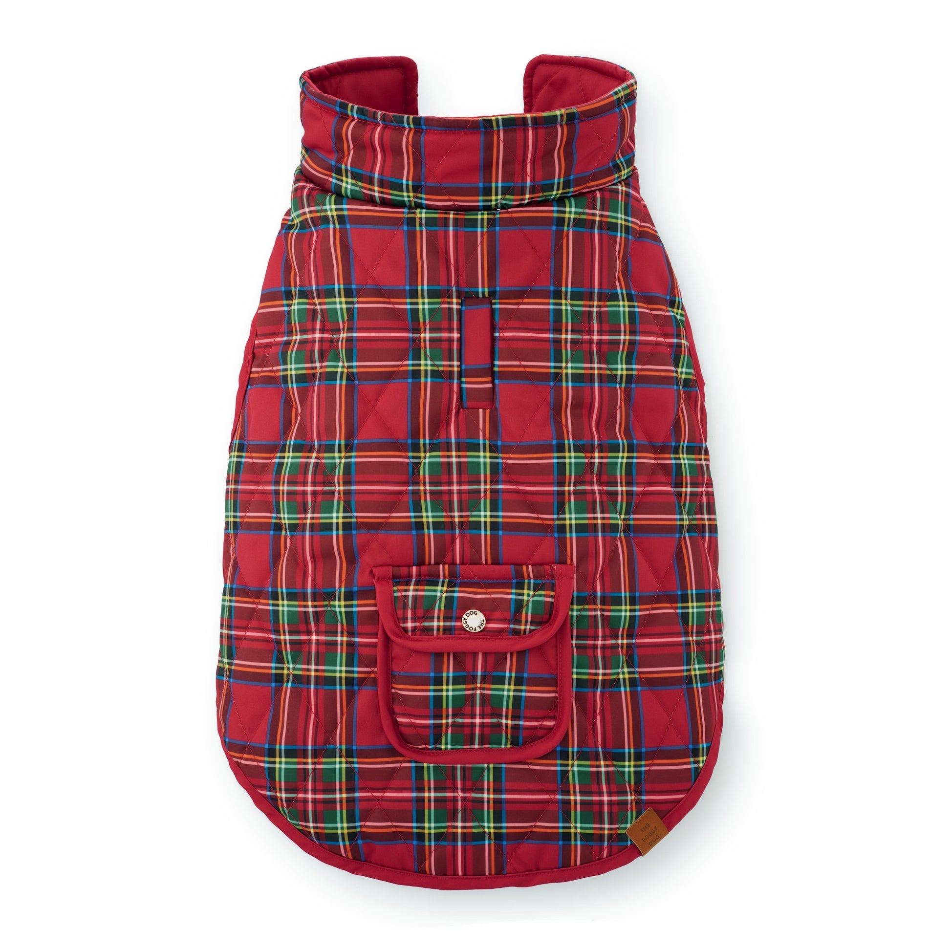 Tartan Reversible Dog Jacket from The Foggy Dog