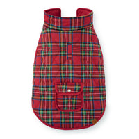 Tartan Reversible Dog Jacket from The Foggy Dog