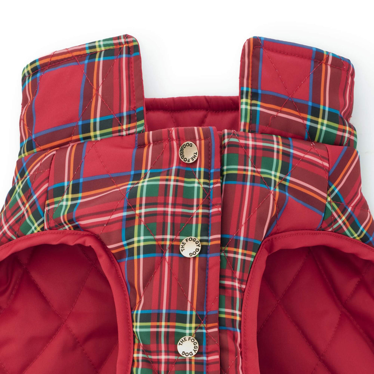 Tartan Reversible Dog Jacket view 5