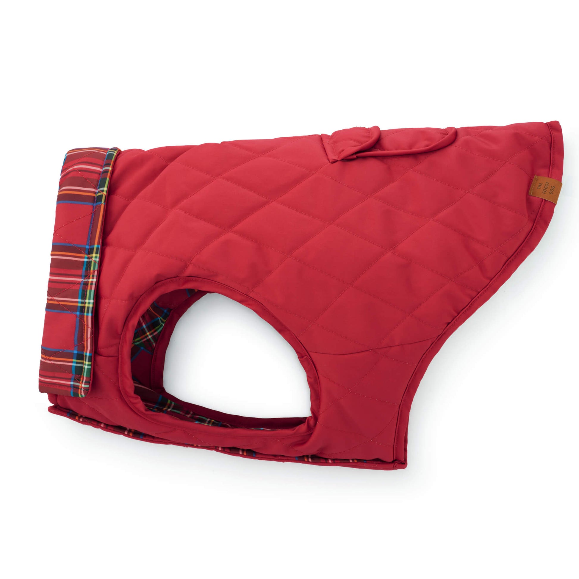 Tartan Reversible Dog Jacket from The Foggy Dog