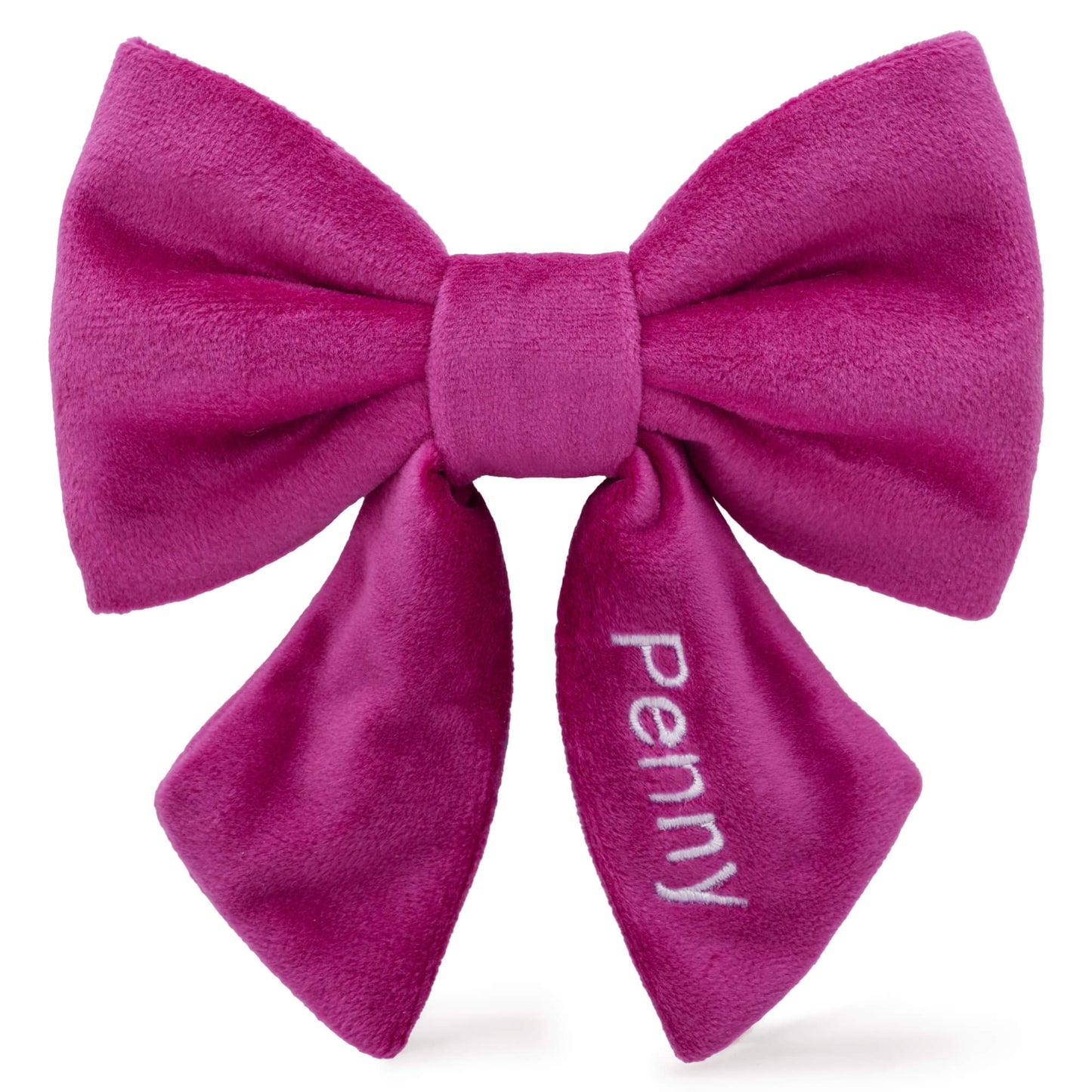 Plum Velvet Lady Dog Bow from The Foggy Dog