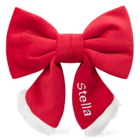 Santa Paws Lady Dog Bow from The Foggy Dog