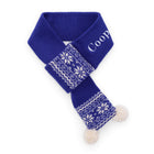 Snow Day Fair Isle Knit Dog Scarf