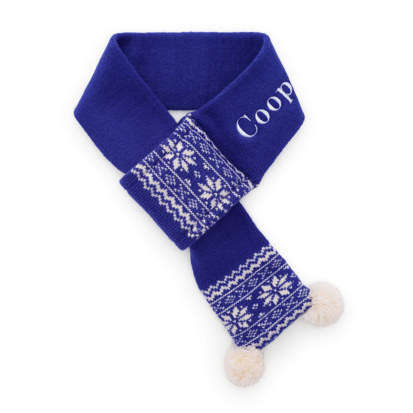 Snow Day Knit Dog Scarf from The Foggy Dog