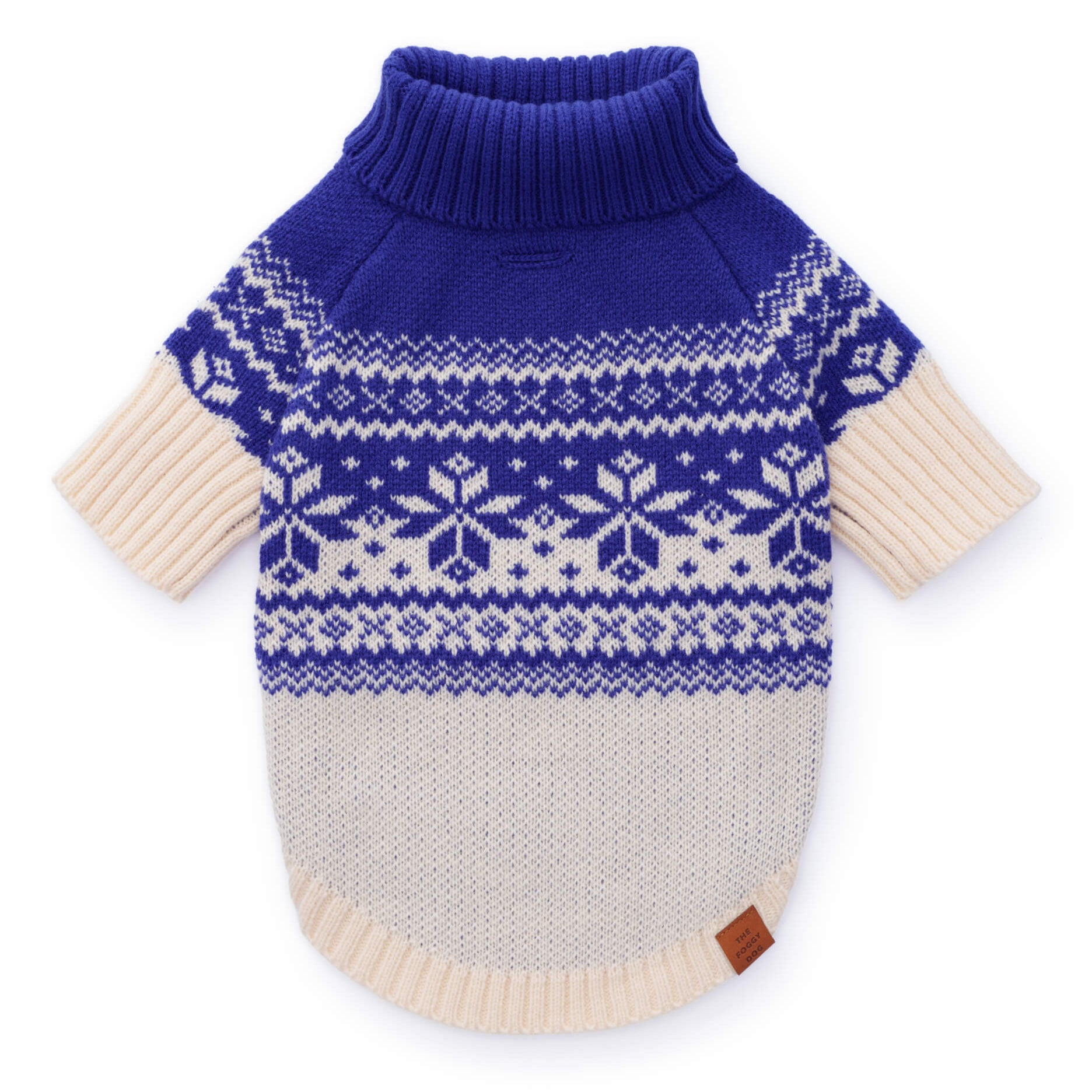 Snow Day Fair Isle Dog Sweater – The Foggy Dog