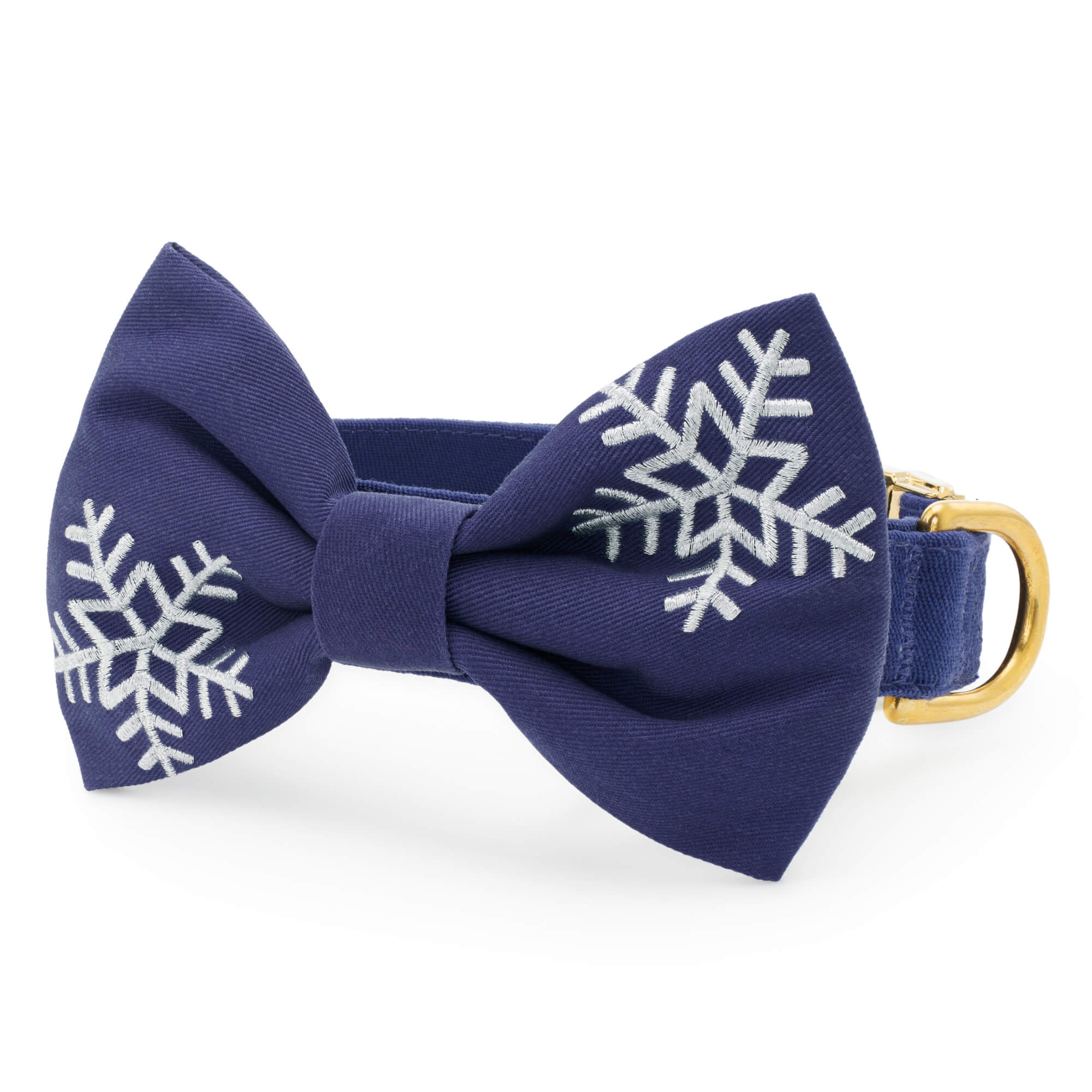 holiday dog collar with bow tie