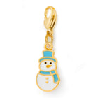 Snowman Collar Charm
