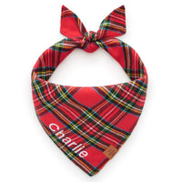 Tartan Plaid Flannel Dog Bandana